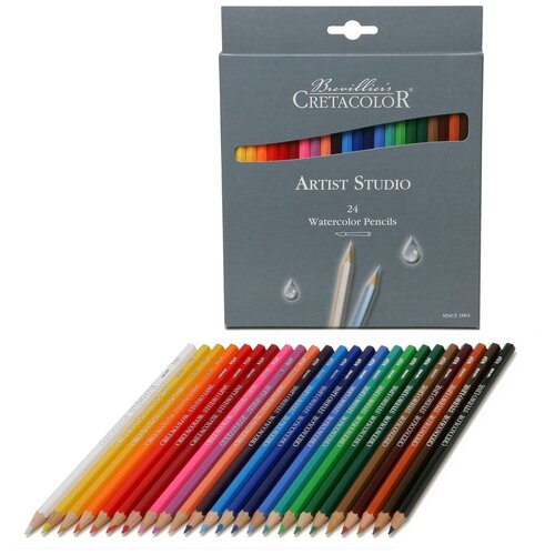 фото Набор акварельных карандашей cretacolor "artist studio line" , 24 цвета, картонная коробка cc281 24