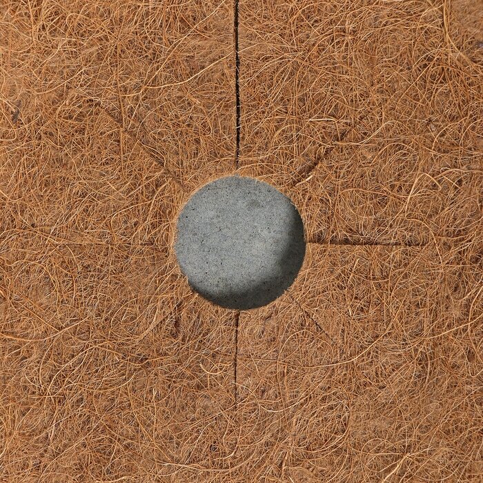 Круг приствольный, d = 0,6 м, из кокосового полотна, набор 5 шт., «Мульчаграм» - фотография № 2