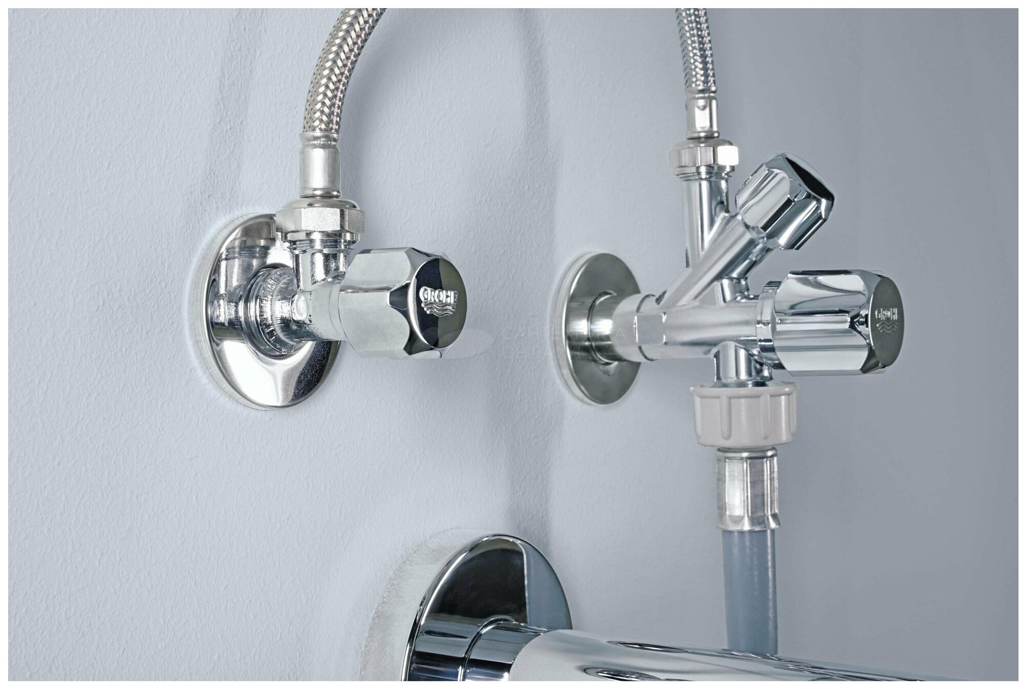 Угловой вентиль Grohe - фото №5