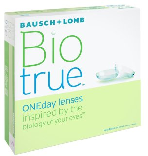   Bausch & Lomb Biotrue ONEday 90 pk (-1.75/8.6/14.2)