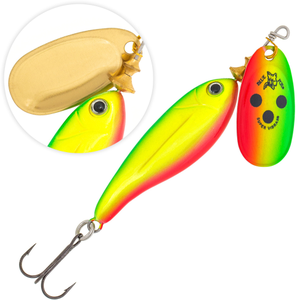 Блесна вращающиеся Blue Fox Minnow Super Vibrax №2 9гр. #GYR