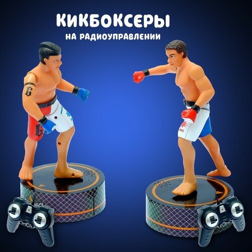 Игровой набор радиоуправляемый «Чемпион кикбоксинга», звуковые эффекты, набор 2 шт.