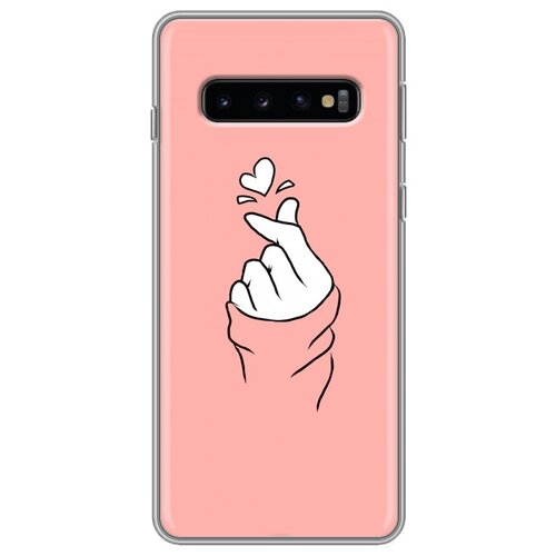 фото Дизайнерский силиконовый чехол для samsung galaxy s10 креативный принт 100gadgets