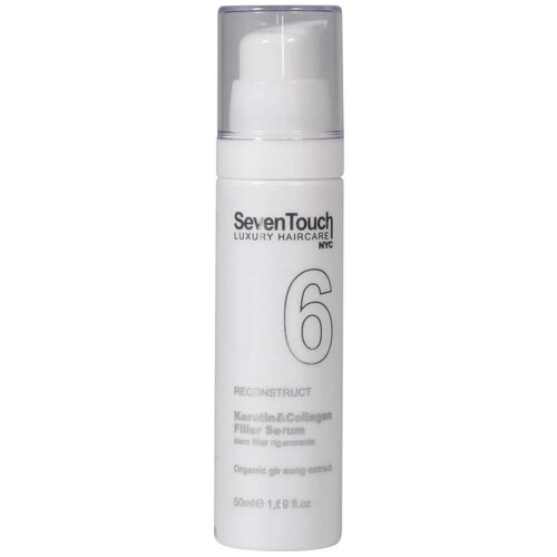 Seven Touch 6 Regenerating Fiiller Serum Punti di Vista Восстанавливающая филлер-сыворотка с органическим экстрактом женьшеня, 50 мл.