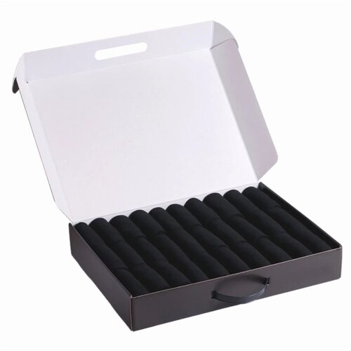 фото Носки virtuoso, 30 пар, размер 29 (44-46), черный