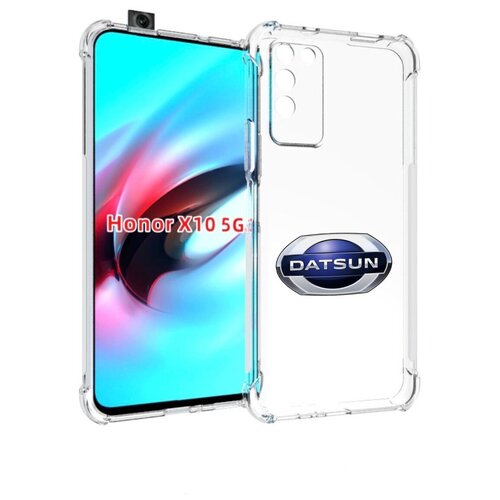 Чехол MyPads datsun мужской для Honor X10 задняя-панель-накладка-бампер