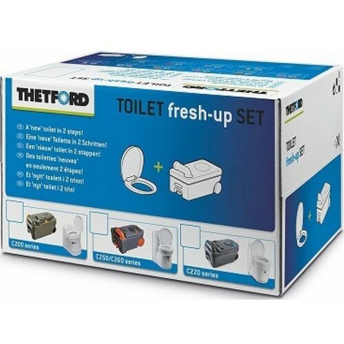 Набор для биотуалета Thetford C2/C3/C4 Left Fresh-Up Set, арт. 20057062 чехол для биотуалетов thetford для моделей 145 345