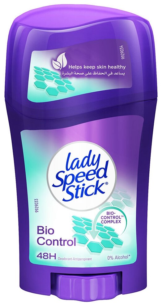 Дезодорант-антиперспирант стик женский LADY SPEED STICK Bio Control Био Защита 45 гр.