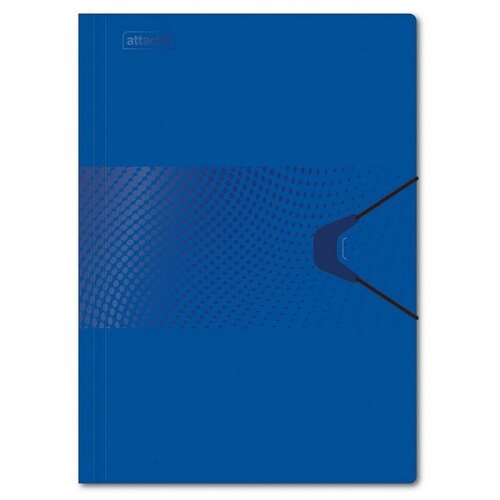 Папка на резинках Attache Digital син. папка на резинках attache а4 пластиковая фиолетовая 0 45 мм до 200 листов 488254