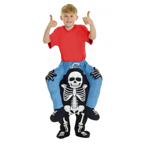 фото Костюм-наездник "верхом на скелете" (детский) (8629), универсальный. morphcostumes