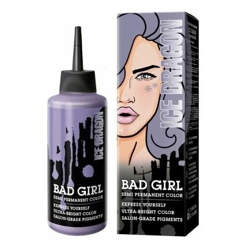Краска для волос Bad Girl, Ice dragon, серый, 150мл х 1шт