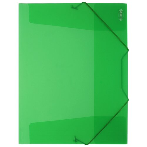 фото Папка на резинке "centrum" пластиковая, формат а4, цвет: зеленый. 80016