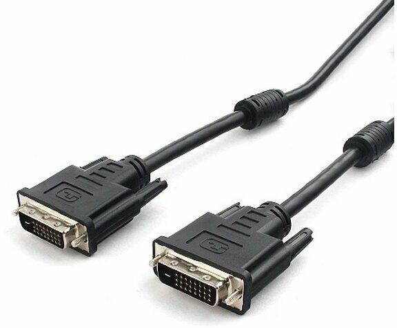 Аксессуар Gembird Cablexpert DVI-D Dual Link 25M/25M 1.8m Black CC-DVI2L-BK-6