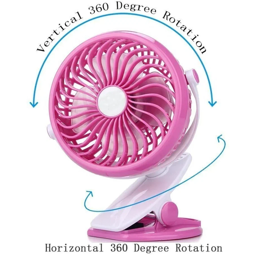 Портативный USB-вентилятор с прищепкой портативный мини вентилятор с usb розовый
