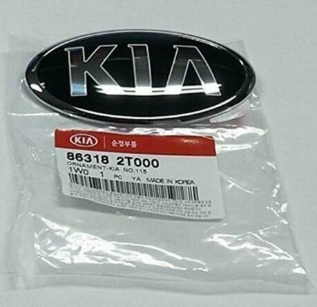 Эмблема переднего бампера "KIA" для Kia Rio 11- Optima 10- Picanto 15- / арт. 863182T000 / бренд MOBIS