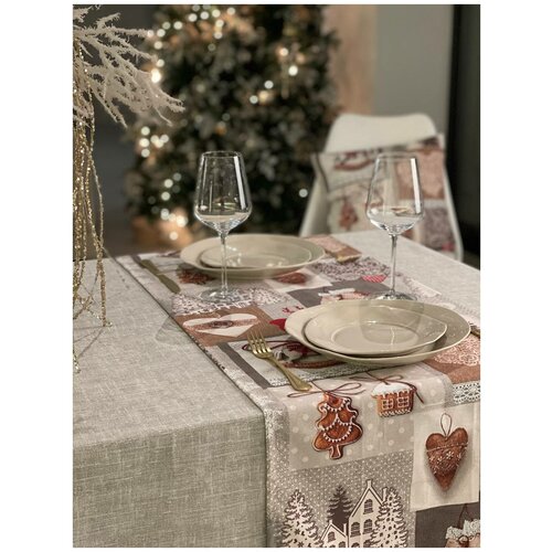 Набор столового белья ONE LAYER праздничный из 100% хлопка