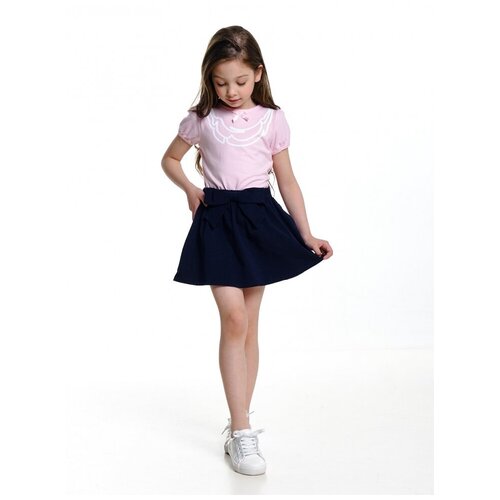 Комплект одежды для девочек Mini Maxi, модель 0670/7600, цвет розовый/синий, размер 116