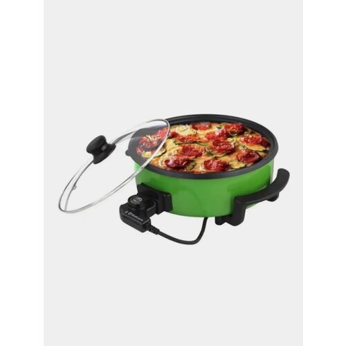 Электросковорода SA-7711GR 1500Вт 32-5см круг зеленая 308500₽