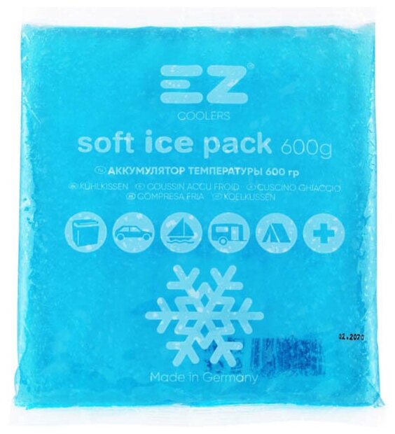 Аккумулятор холода EZ Coolers Soft Ice Pack 600g 61032 - купить по выгодной...
