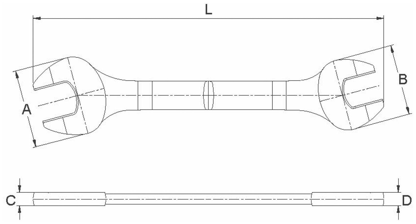 Licota AWT-EDS4650 Ключ рожковый 46х50 мм - фото №5