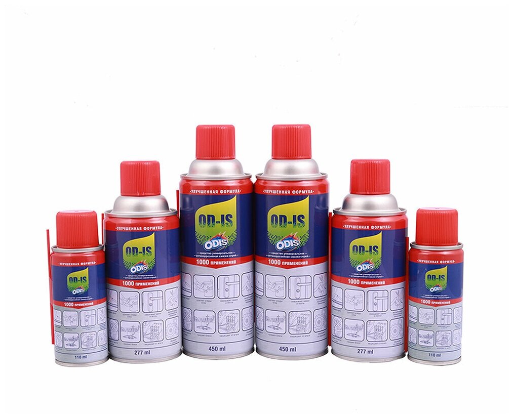 Антикоррозийная смазка-спрей ODIS/De-Rust and Lubricating OD-IS 110мл, DS4110