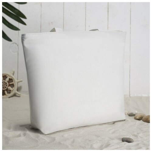 фото Сумка текстильная музыкальные коты, 42*9*32, отдел на молнии, подклад, белый 3921128 mikimarket