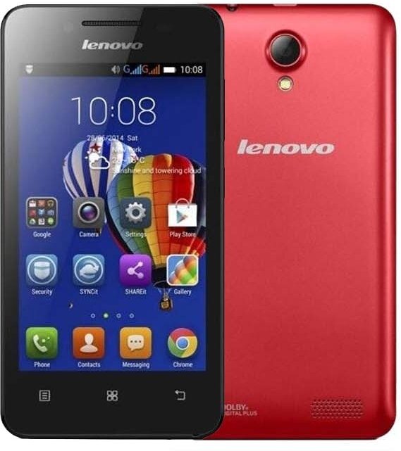 Смартфон Lenovo A319, 2 SIM, красный