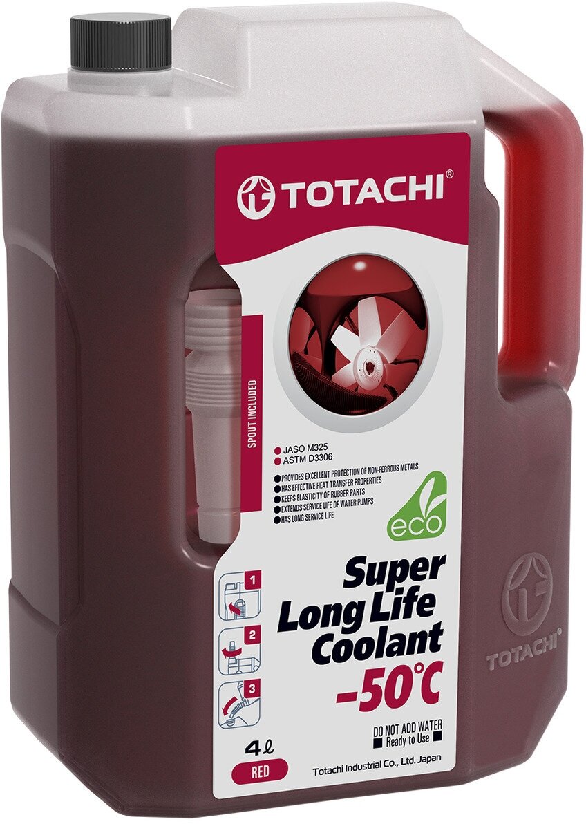 Охлаждающая Жидкость Totachi Super Llc Red -50c 4л TOTACHI арт. 41904