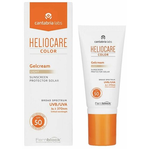 Heliocare Тональный солнцезащитный гель-крем с SPF50 (Color Gelcream Light SPF50 50 ml) heliocare color spf 50 gelcream light 50ml