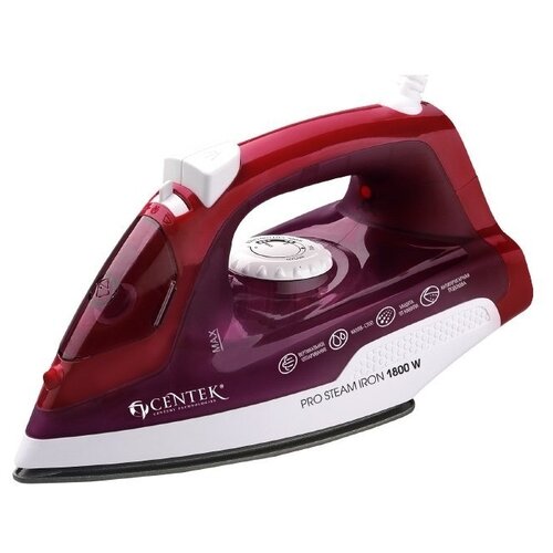 Утюг CENTEK CT-2347 пурпурный 1800 Вт 200 мл антипр самоочистка 219000₽