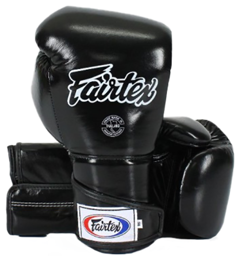 Боксерские перчатки Fairtex Angular Sparring BGV6 Black (14 унций)