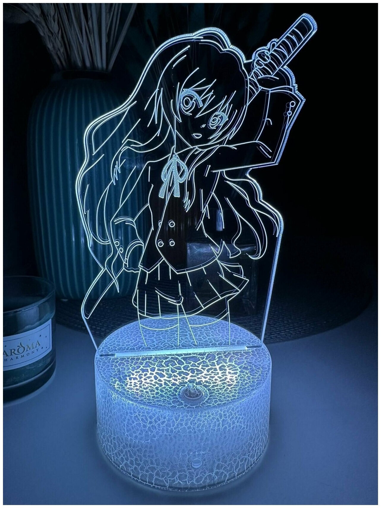 Светильник-ночник аниме 3D детский для сна - фотография № 7