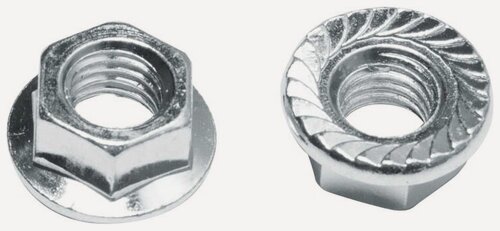 Изображение товара Гайка М6 с фланцем, цинк, DIN 6923 1000 шт в карт. уп. STARFIX SMC3-66041-1000