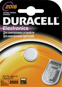 Батарейки Duracell DL 2016