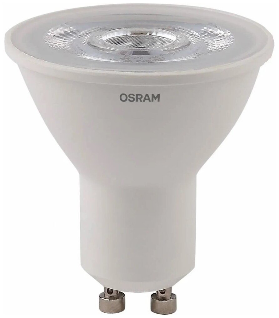 Лампа светодиодная OSRAM LED STAR PAR16 4000 К, GU10, PAR16, 4 Вт, 4000 К - фотография № 1