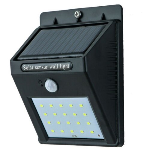 Светодиодный светильник SM-20 на солнечных батареях с датчиком движения водонепроницаемый 345₽