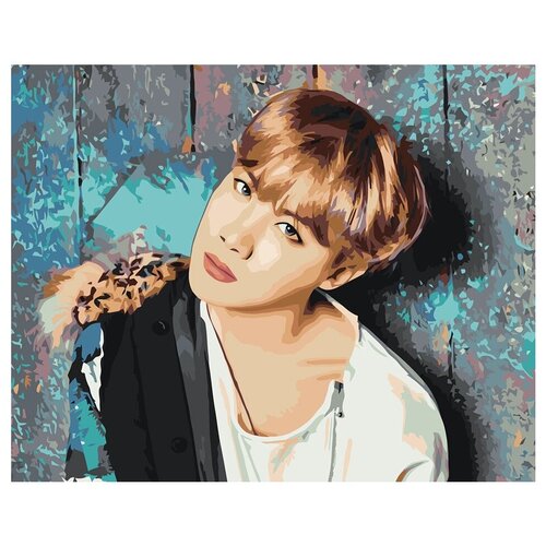 Купить Картина по номерам «Корейская K-POP группа BTS Джей-Хоуп 2», 40x50 см, Живопись по Номерам, Живопись по номерам, Картины по номерам и контурам