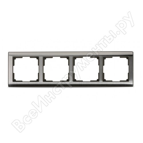 Рамка Smartbuy 4-местная серый никель Нептун SBE-05gn-Metal-FR-4 16051952 512₽