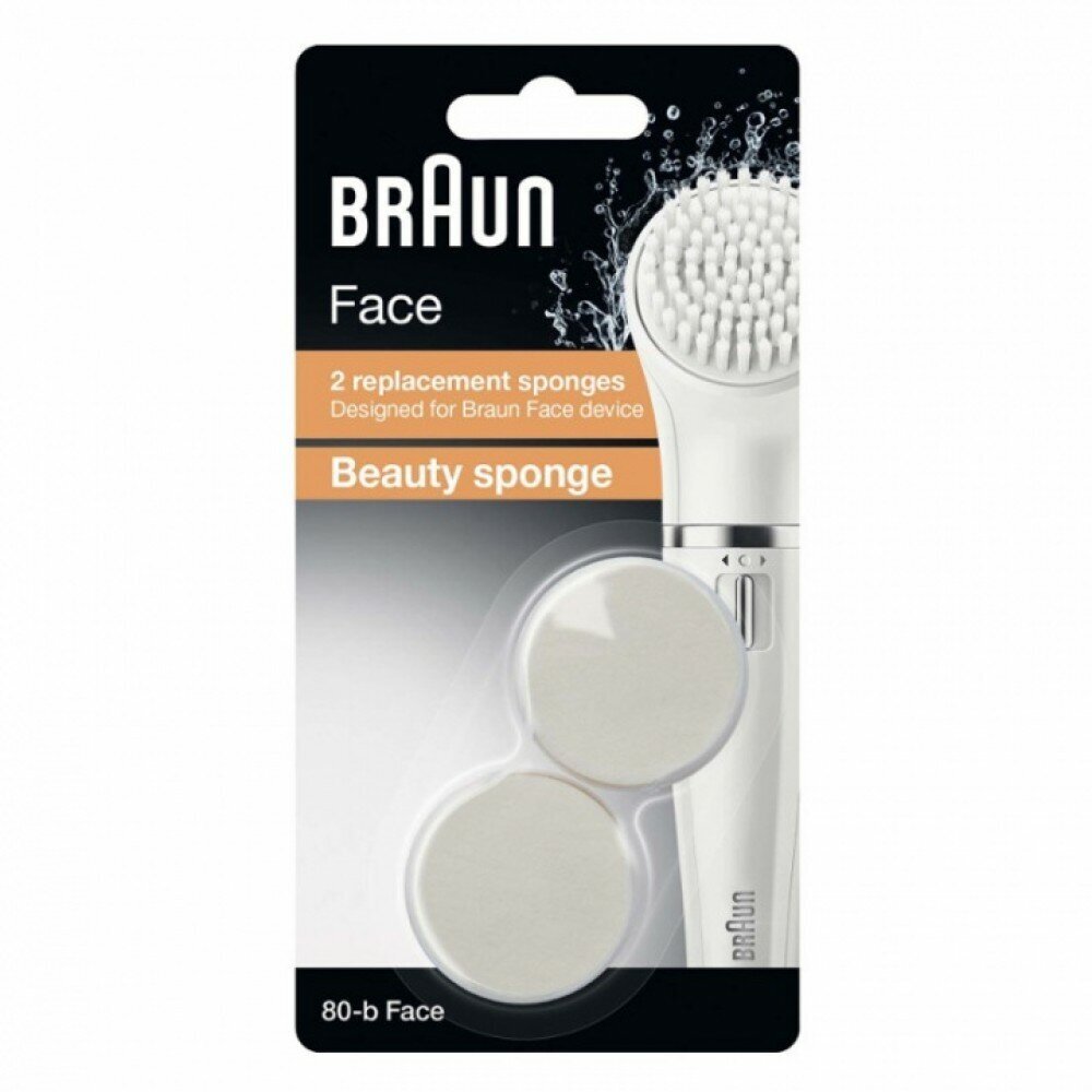 Braun Сменная насадка для эпилятора Braun SE80b Face спонж косметический (81497533)