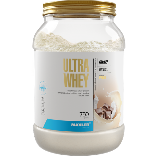 Протеин Maxler Ultra Whey, 750 гр., шоколад-кокос сывороточный протеин ultra whey 750г солёная карамель