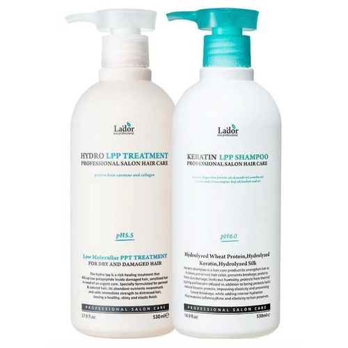 LADOR Набор Keratin LPP Shampoo 530мл+Eco Hydro Lpp Treatment 530мл