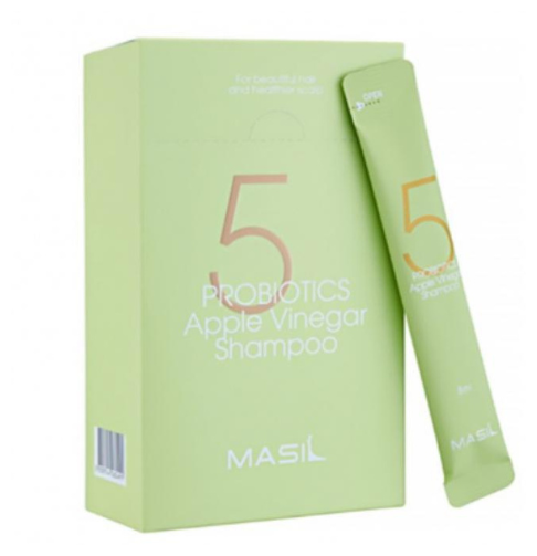 Шампунь с ферментами лактобактерий и яблочным уксусом Masil 5 Probioitics Apple Vinegar Shampoo 8 мл х 20 шт