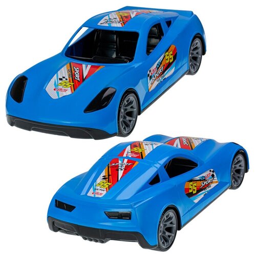 машинка гоночная рыжий кот turbo v max голубая 40 см пластик и 5854 Автомобиль Turbo V-MAX голубая 40 см И-5854 в Екатеринбурге