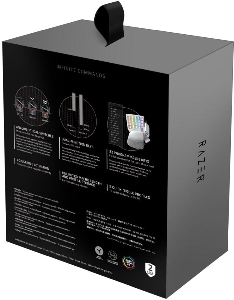 Клавиатура проводная Razer USB белый - фото №6