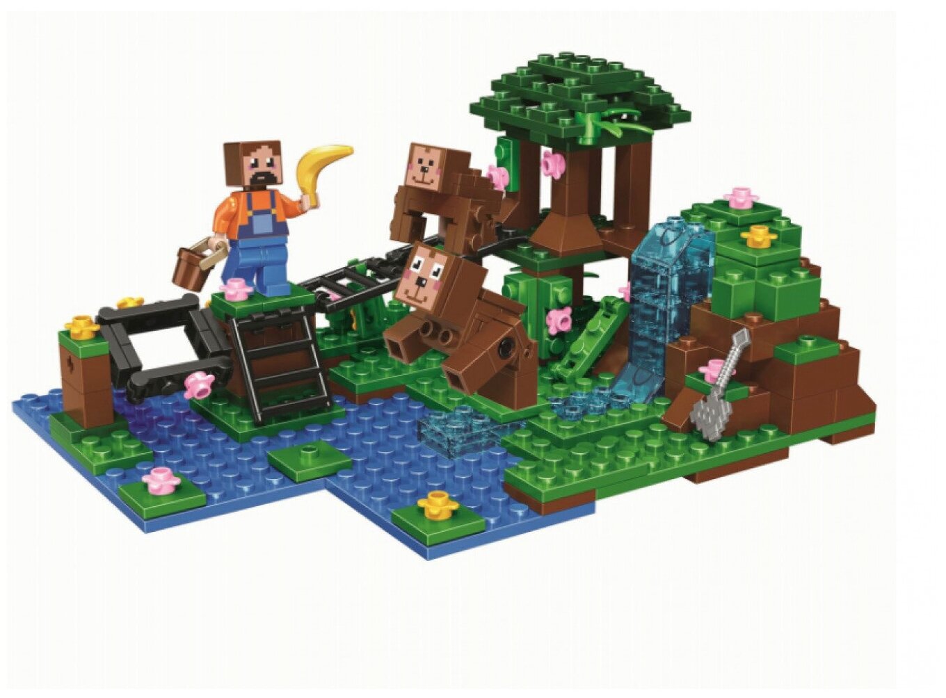 Конструктор MY WORLD / Майнкрафт (Minecraft) / Тренировка / 226 деталей / 10961