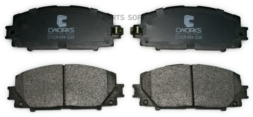 CWORKS C11CR1054 тормозные колодки передние C11CR1054