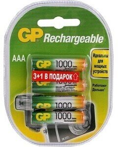 AAA Аккумулятор GP Rechargeable 1000AAAHC, 6 шт. 1000мAч - фото №19