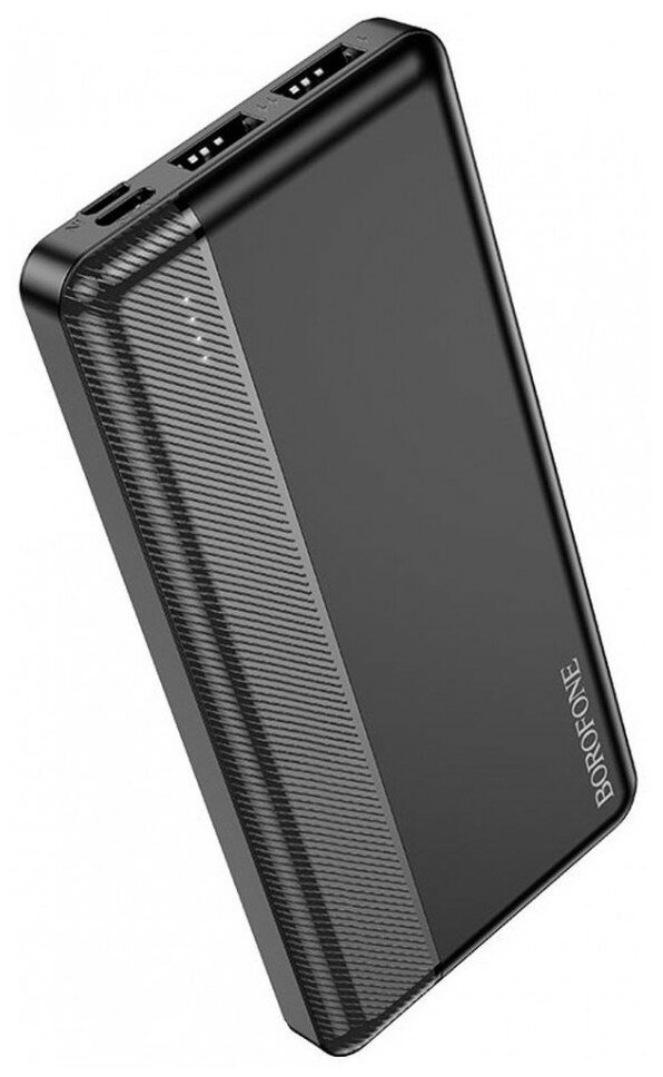 Внешний аккумулятор BOROFONE BJ24 Freeway Power bank, 2.1А (10000mAh), black