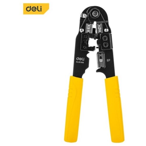 Клещи обжимные Deli Tools DL381008 RJ45