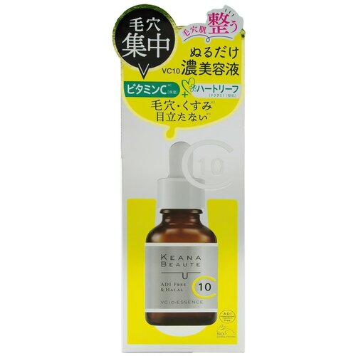 Meishoku Keana Beaute Vc10 Essence Эссенция для лица с витамином С 10 %, 30 мл, арт. 360046 эссенция для лица meishoku japan keana vc10 30 мл